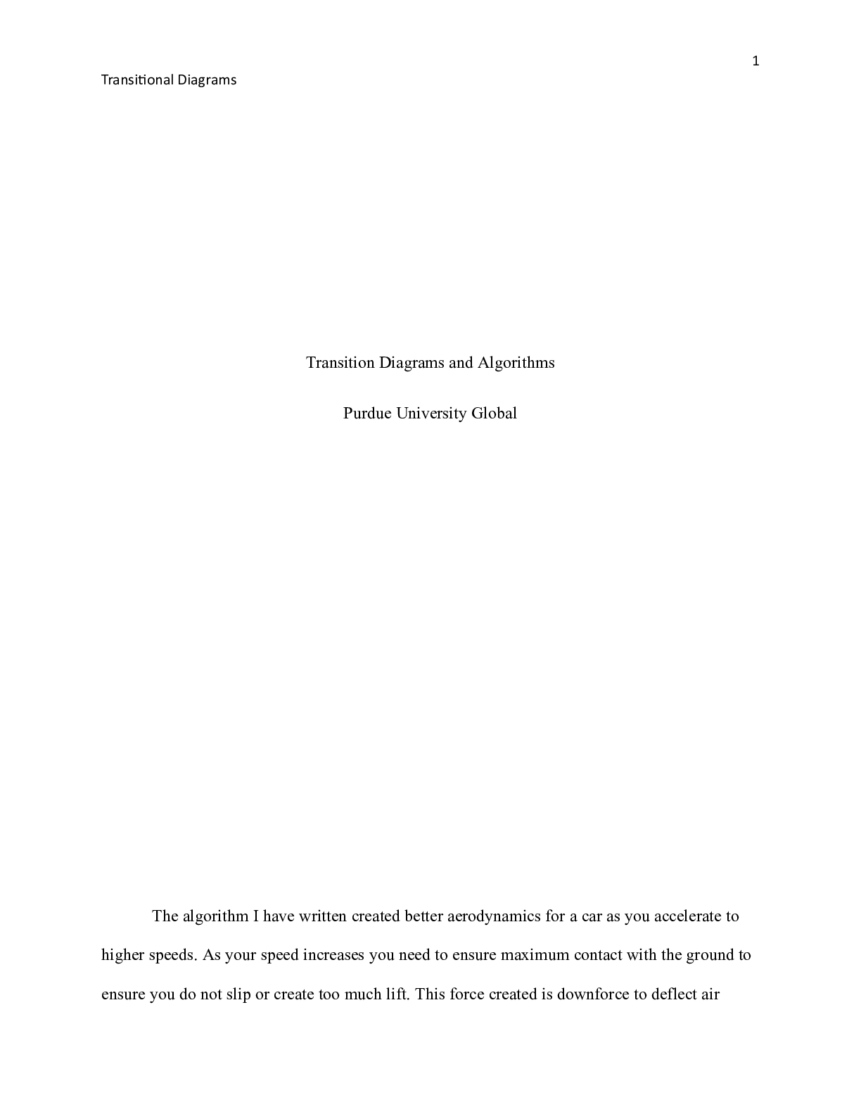 Preview image for MM250M5CA.docx    Transition Diagrams and Algorithms  Purdue University Global  The algori